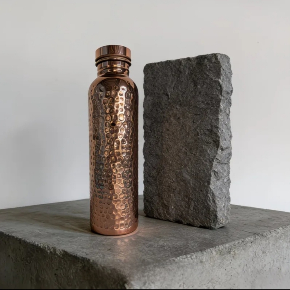 100% Copper Water Bottle 32oz